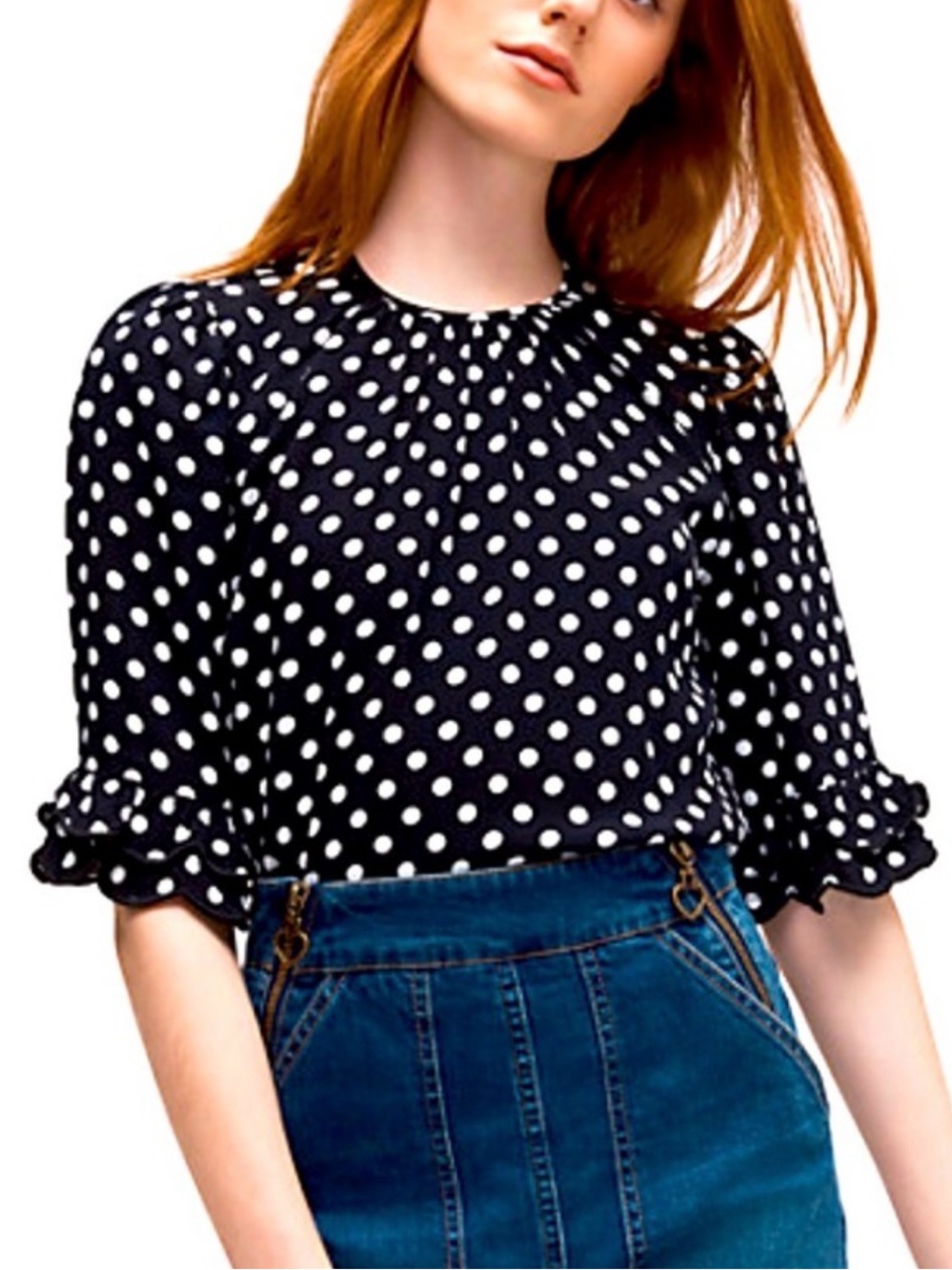 Kate Spade Lia Dot Blouse